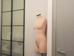 Шальной мужик трахнул сначала свою новую куклу Барби, а потом портную Ателье мадам Риши 1/16