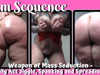 FREE PREVIEW - Weapon of Mass Seduction - Oily Ass Jiggle Spreading and Spanking - Rem Sequence