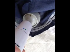 緑色のパンツを履いたままオシッコと射精をする女装男子…【上から目線】 - Screenshot 1 of 16 - Women S Clothing