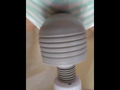 緑色のパンツを履いたままオシッコと射精をする女装男子…【上から目線】