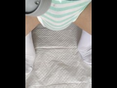 緑色のパンツを履いたままオシッコと射精をする女装男子…【上から目線】 - Screenshot 5 of 16 - Women S Clothing