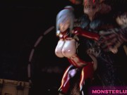 Preview 5 of Petite Sluts Fucking HUGE Scary Monsters - 3D Hentai