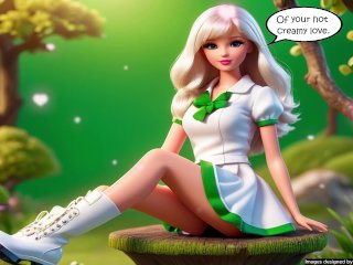 barbie doll, parody, cartoon, solo female
