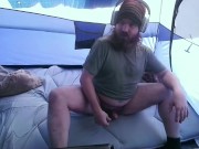 Preview 2 of Masturbating outside in my tent
