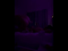 Amateur homemade sex tape with girlfriend in parents bedroom part 2