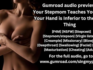 Your Stepmom Teaches you why your Hand is Inferior to the Real thing Audio Preview -singmypraise