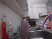 Preview 4 of Rachel Lee HH22 Smoking and making my pussy squirt in the kitchen! Grool eating squirt