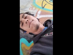 Eyaculando Debajo De Un Puente 💦