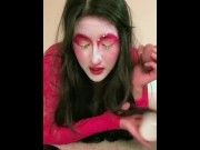 Preview 6 of Clown girl loveBot Y809Y has full video on onlyfans she will ride the cock into morning