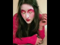 Clown girl loveBot Y809Y has full video on onlyfans she will ride the cock into morning