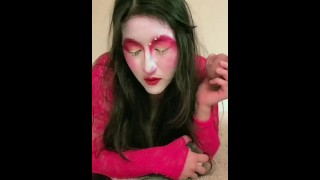 Clown girl loveBot Y809Y has full video on onlyfans she will ride the cock into morning