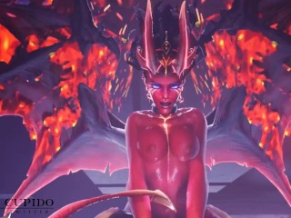 Succub Queen of Pain Sexy Riding [gran Cupido] (Dota 2)