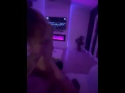 Preview 2 of Afterparty fuck on mdma, petite model slut sucks big cock and rides until she cums in a squirting 💦