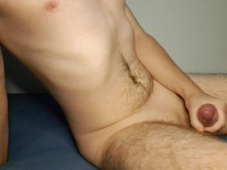 huge cock, self pleasure, leg shaking orgasm, big dick