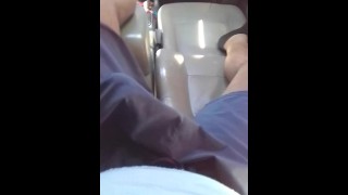 Throbbing Cock in Car