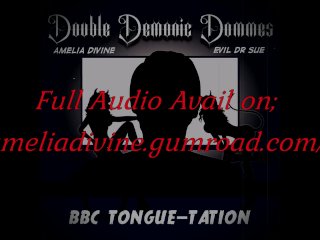 fetish audio, double domme, music, asmr masturbation