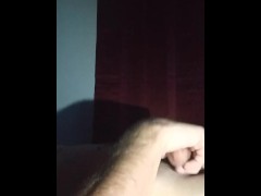 Jerking my long juicy white cock to a huge cum shot as I imagine fucking my step aunt