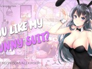 Preview 2 of Your Crush Wears a Bunny Costume… And Wants You to Breed Her! | ASMR Audio Roleplay