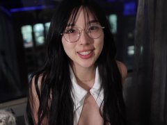 Korean Secretary Fucks Boss for Raise in Open Holed Pantyhose ... slutty girl