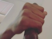 Preview 4 of SNICKERS Stroking And Releasing My Cum