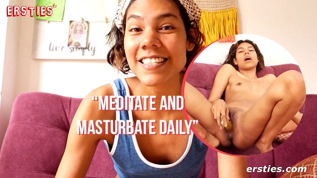 Ersties - Caroline Gets It On with a Large Dildo