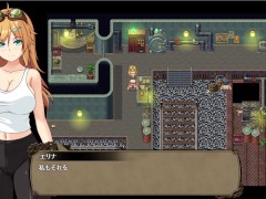 【#02 エリナと機魔の都(体験版)実況】爆乳女技師が背後乳揉みの後パイズリ顔射され、バック中出しセックスされて(ファンタジーアニメーション同人エロゲー) - Screenshot 1 of 16 - Hentai Anime