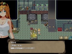 【#02 エリナと機魔の都(体験版)実況】爆乳女技師が背後乳揉みの後パイズリ顔射され、バック中出しセックスされて(ファンタジーアニメーション同人エロゲー) - Screenshot 4 of 16 - Fantasy