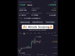 1 Minute Scalping🤑🤑 future trading profit