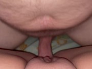 Preview 5 of PAWG fucked hard POV Close up pussy fuck with cum shot
