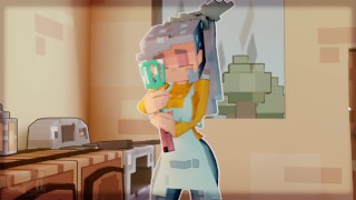 Pornographic Minecraft MILF Animation