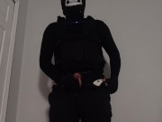 Preview 6 of Masked Ghost Cosplayer Loves Cumming (heavy breathing)
