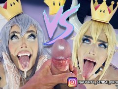 BOWSETTE vs BOOSETTE Battle! (PMV) Cosplay Ahegao