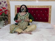Preview 2 of Most Beautiful Indian Bride Lady Fucking Pussy By Dildo With Hindi Dirty Talking