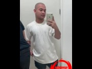 Preview 1 of Risky Blowjob in the fitting room with Stranger. | viral chupaan Sa mall with chinitong bagets