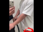 Preview 3 of Risky Blowjob in the fitting room with Stranger. | viral chupaan Sa mall with chinitong bagets