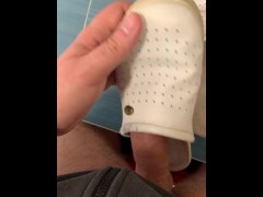 fucked a colleague's sandal