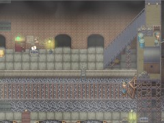 【#03 エリナと機魔の都(体験版)実況】爆乳女技師が全裸で野外露出徘徊した結果おっぱい揉まれまくり・・(ファンタジー同人エロゲー) 15/16