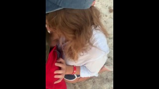 Borrowed a strangers cock at a beach