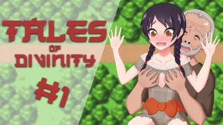 Tales of Divinity #1: De oude man geeft de actrice een ritje op zijn komkommer