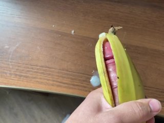 banana, masturbate, verified amateurs, masturbation