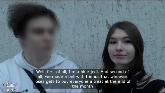 Sexy Girl Brought an Stranger Guy to Orgasm so that he went to the Dark Side in no Nut November...