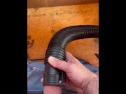 Preview 3 of Using a worksite shop vac to give myself a blowjob