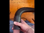 Preview 5 of Using a worksite shop vac to give myself a blowjob