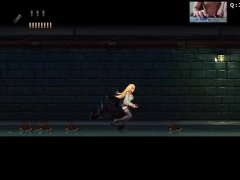 Parasites in the city - a sexy blonde with two zombies at the same time?