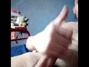 Preview 6 of Naked alone Dick masturbation and caught