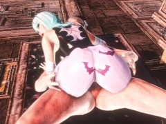 Morrigan Aensland in the Electron Temple (Part 1)