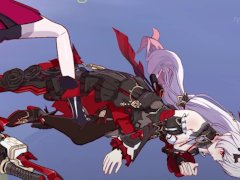 Lunar Vow: Crimson Love Theresa ryona - Honkai Impact 3rd