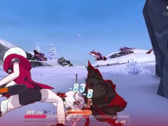 Lunar Vow: Crimson Love Theresa ryona - Honkai Impact 3rd