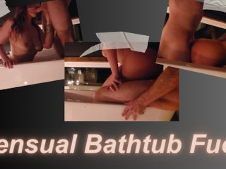 babe, big boobs, milf, bathtub