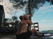 Preview 5 of Owiaks Getting Crazy Together in the Outdoor Jacuzzi - Yoga Getaway on Lust Cinema by Erika Lust